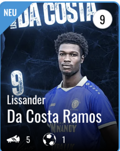 Lissander DA COSTA RAMOS